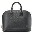 LOUIS VUITTON Louis Vuitton Epi Alma PM Handbag M52142 Noir Gold-Tone Hardware, Pre-Owned
