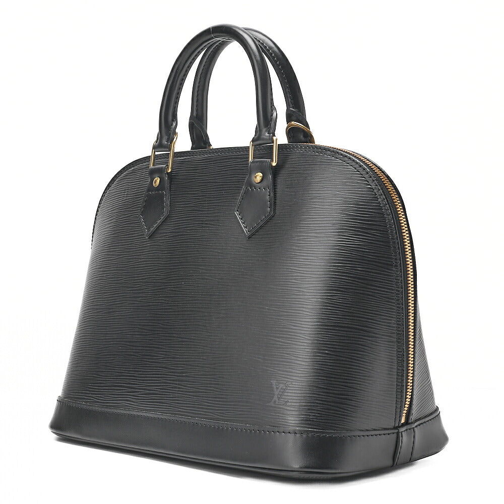 LOUIS VUITTON Louis Vuitton Epi Alma PM Handbag M52142 Noir Gold-Tone Hardware, Pre-Owned