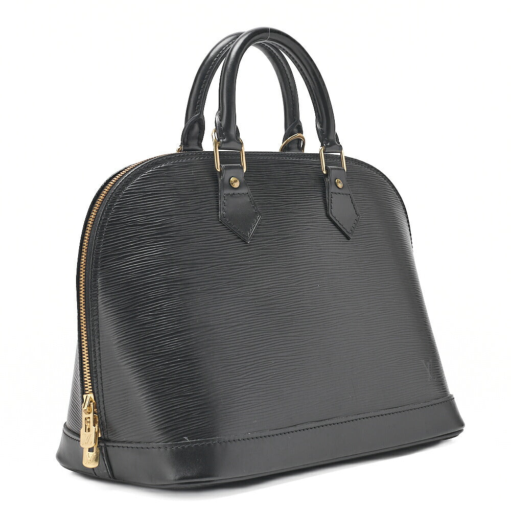 LOUIS VUITTON Louis Vuitton Epi Alma PM Handbag M52142 Noir Gold-Tone Hardware, Pre-Owned