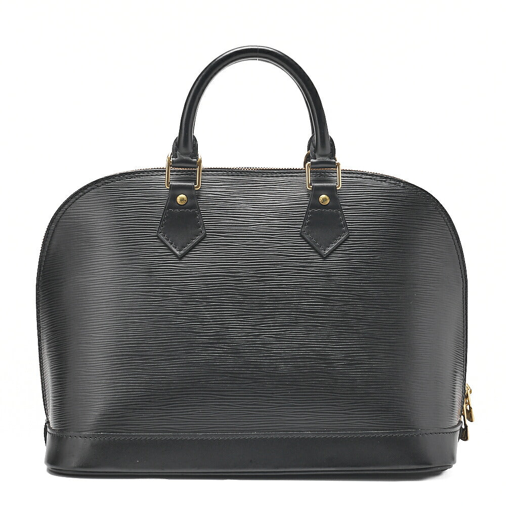 LOUIS VUITTON Louis Vuitton Epi Alma PM Handbag M52142 Noir Gold-Tone Hardware, Pre-Owned
