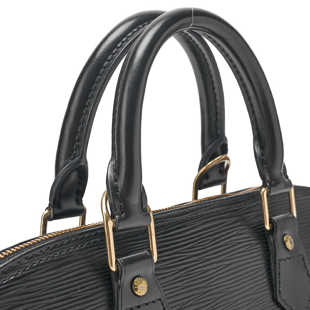 LOUIS VUITTON Louis Vuitton Epi Alma PM Handbag M52142 Noir Gold-Tone Hardware, Pre-Owned