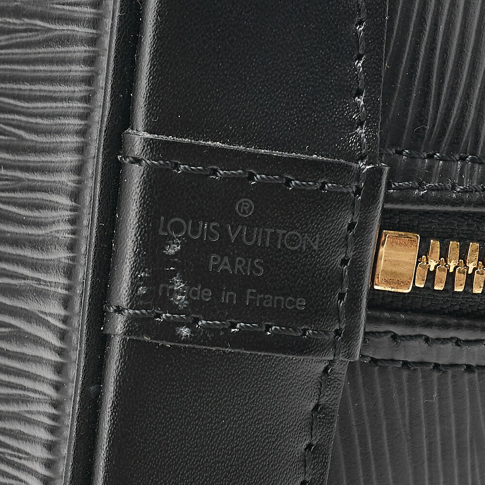 LOUIS VUITTON Louis Vuitton Epi Alma PM Handbag M52142 Noir Gold-Tone Hardware, Pre-Owned
