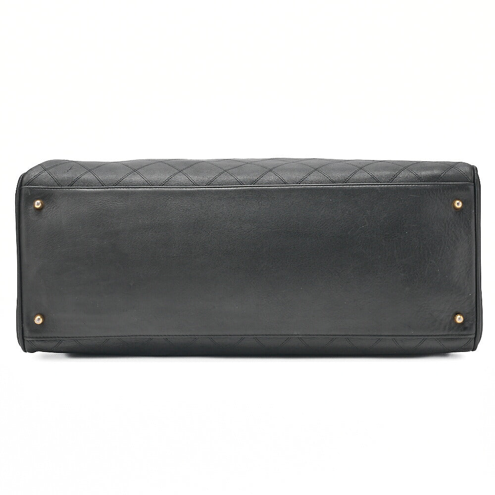CHANEL Shoulder Bag Supermodel Matelasse Bicolore Double Chain Shoulder Lambskin Black Gold-Tone Hardware, Pre-Owned