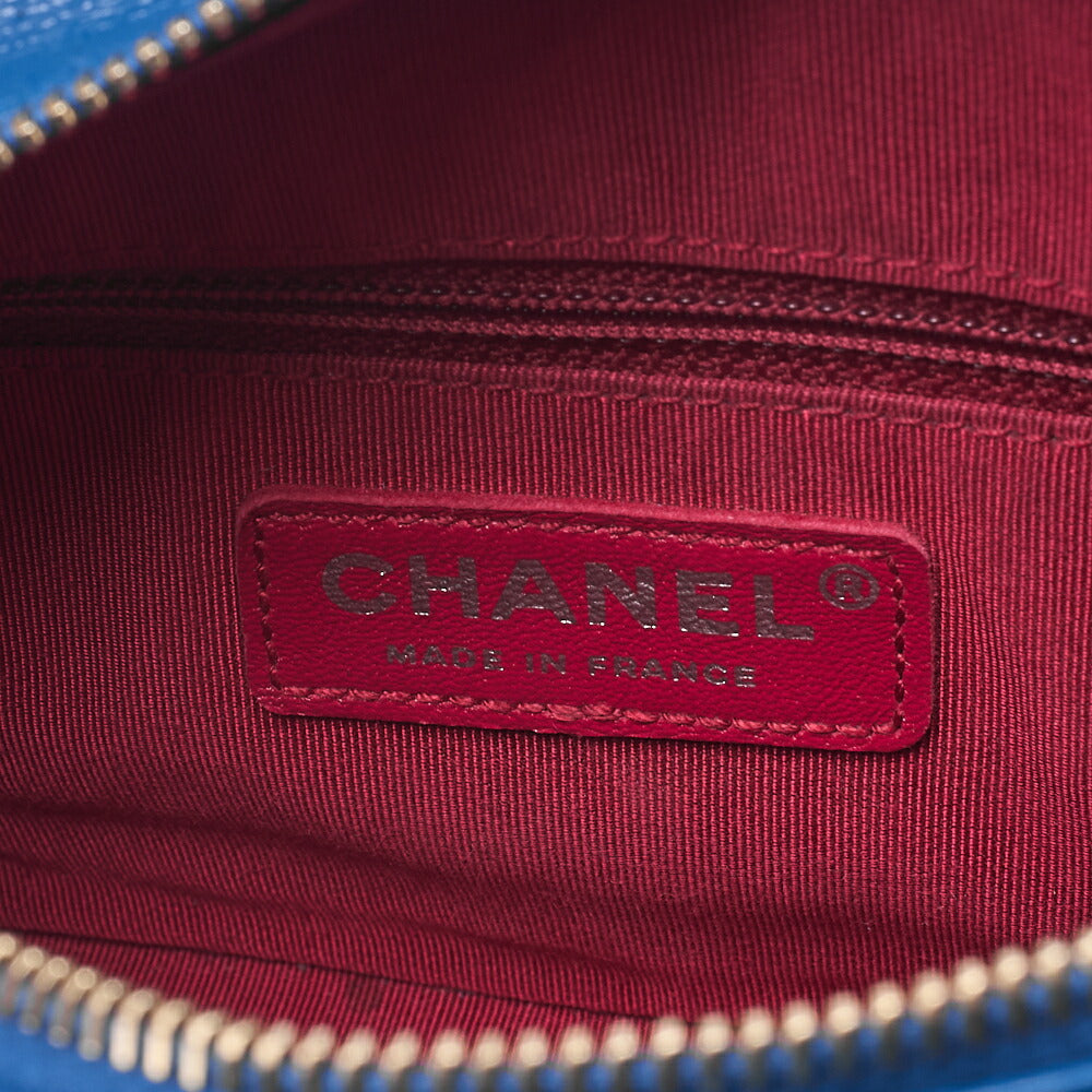 CHANEL Chain Shoulder Bag Matelasse Gabriel Deux Suede ｘ Vintage Calf Bicolor Silver ｘ Gold-Tone Hardware, Pre-Owned