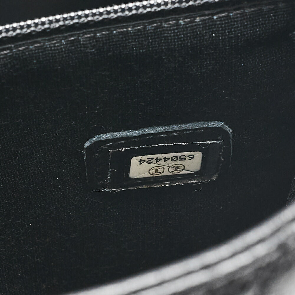 CHANEL Matelasse Reissue Tote Caviar Skin Black Silver-Tone Hardware, Pre-Owned