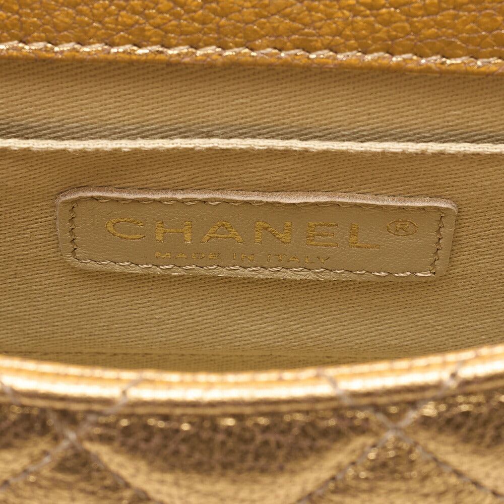 CHANEL Lambskin Trendy CC 2.55 Lock Chain Shoulder Bag Gold Gold-Tone Hardware, Pre-Owned