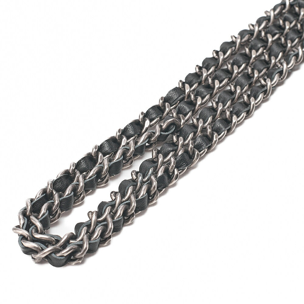 CHANEL Calfskin Studs Matelasse Single Flap Chain Shoulder Black Silver-Tone Hardware, Pre-Owned