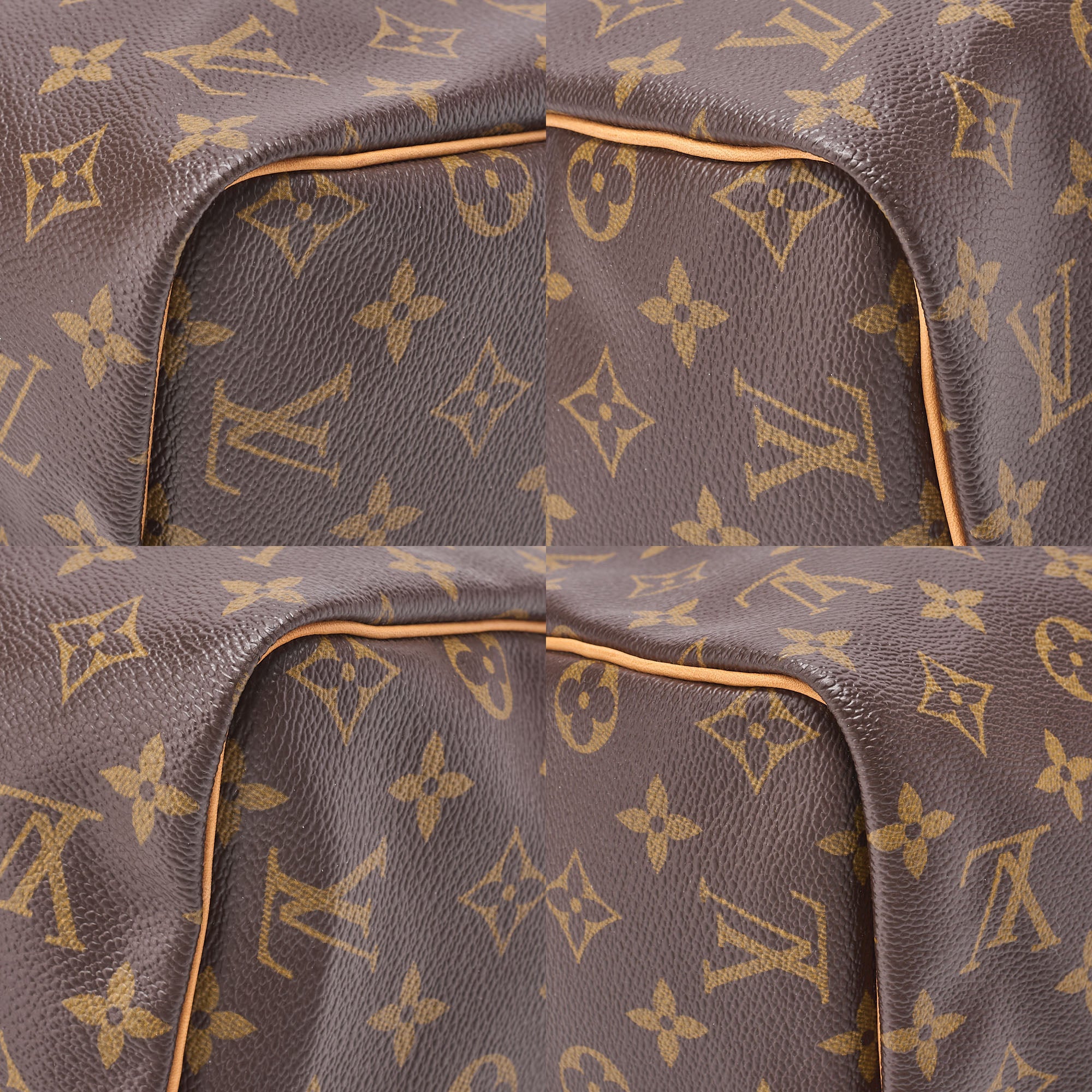 LOUIS VUITTON Louis Vuitton Monogram Speedy 30 Handbag M41526 Brown Gold-Tone Hardware, Pre-Owned