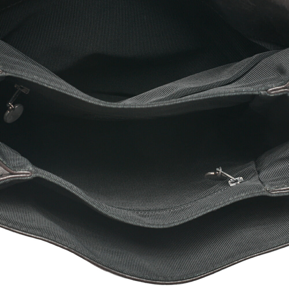 CHANEL Lambskin Coco Mark Chain Backpack Black Silver-Tone Hardware, Pre-Owned