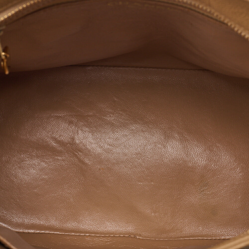 CHANEL Chanel Matelasse Reissue Tote Bag Caviar Skin Beige Gold-Tone Hardware, Pre-Owned