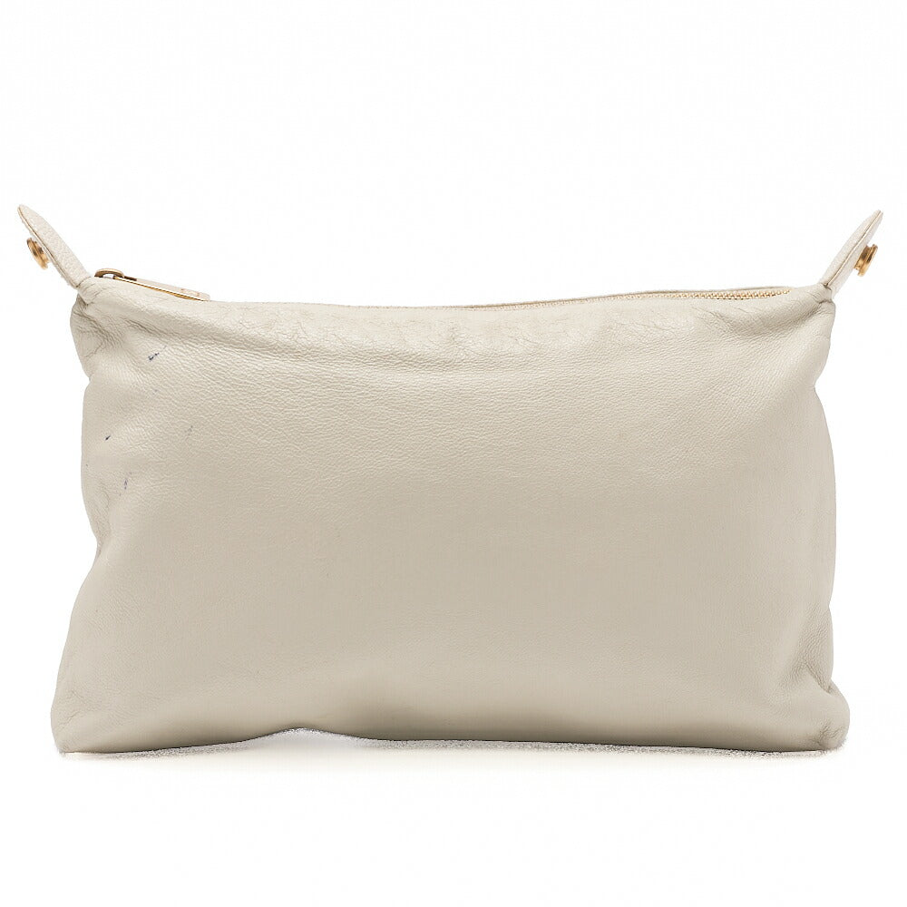 CHANEL Tote Bag Matelasse Turn Rock Bicolore Caviar Skin Ivory Gold-Tone Hardware, Pre-Owned