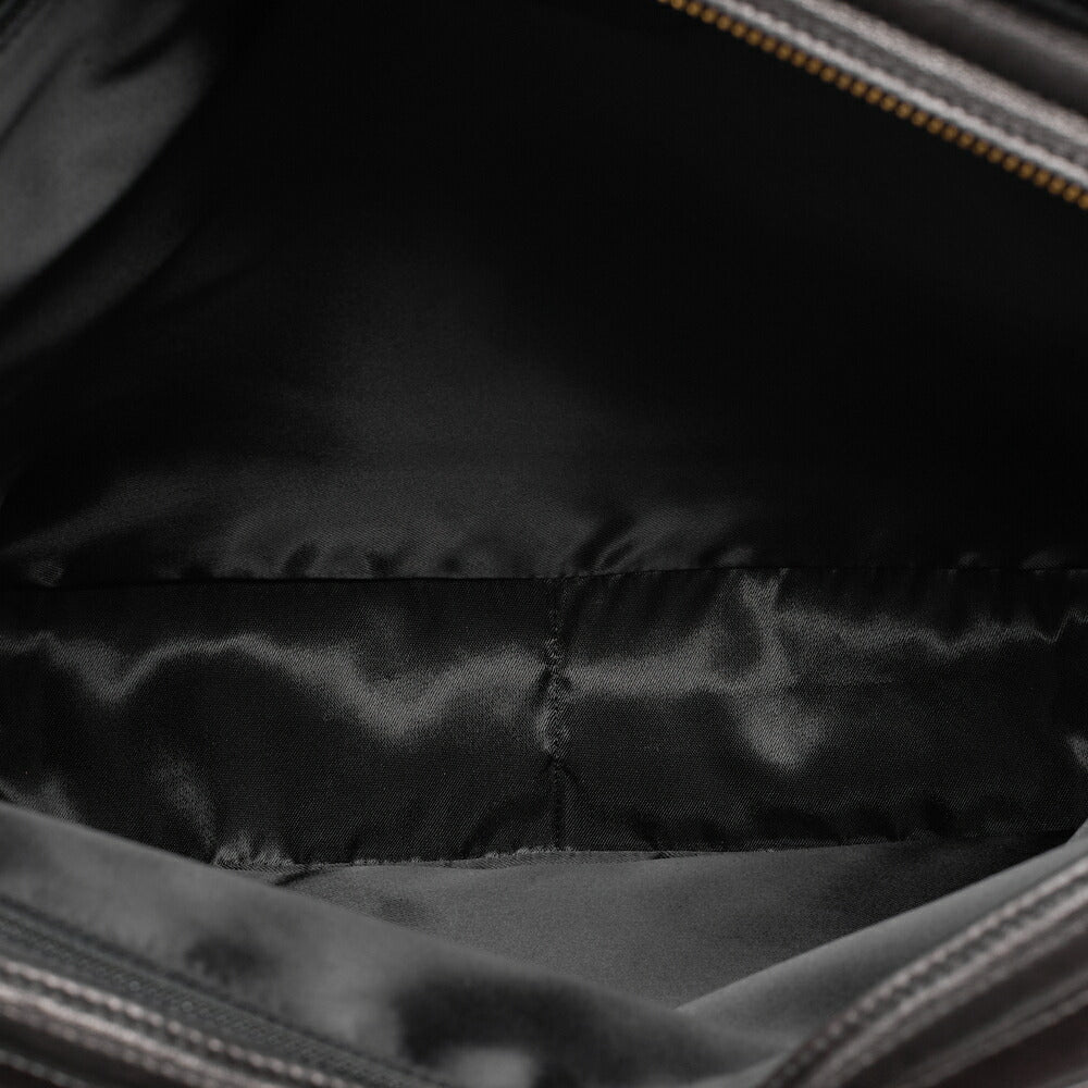 CHANEL Lambskin Matelasse Turn Lock Logo Charm Tote Bag Black Gold-Tone Hardware, Pre-Owned