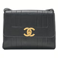 CHANEL Lambskin Mademoiselle DecaCoco Single Flap Shoulder Gold-Tone Hardware, Pre-Owned