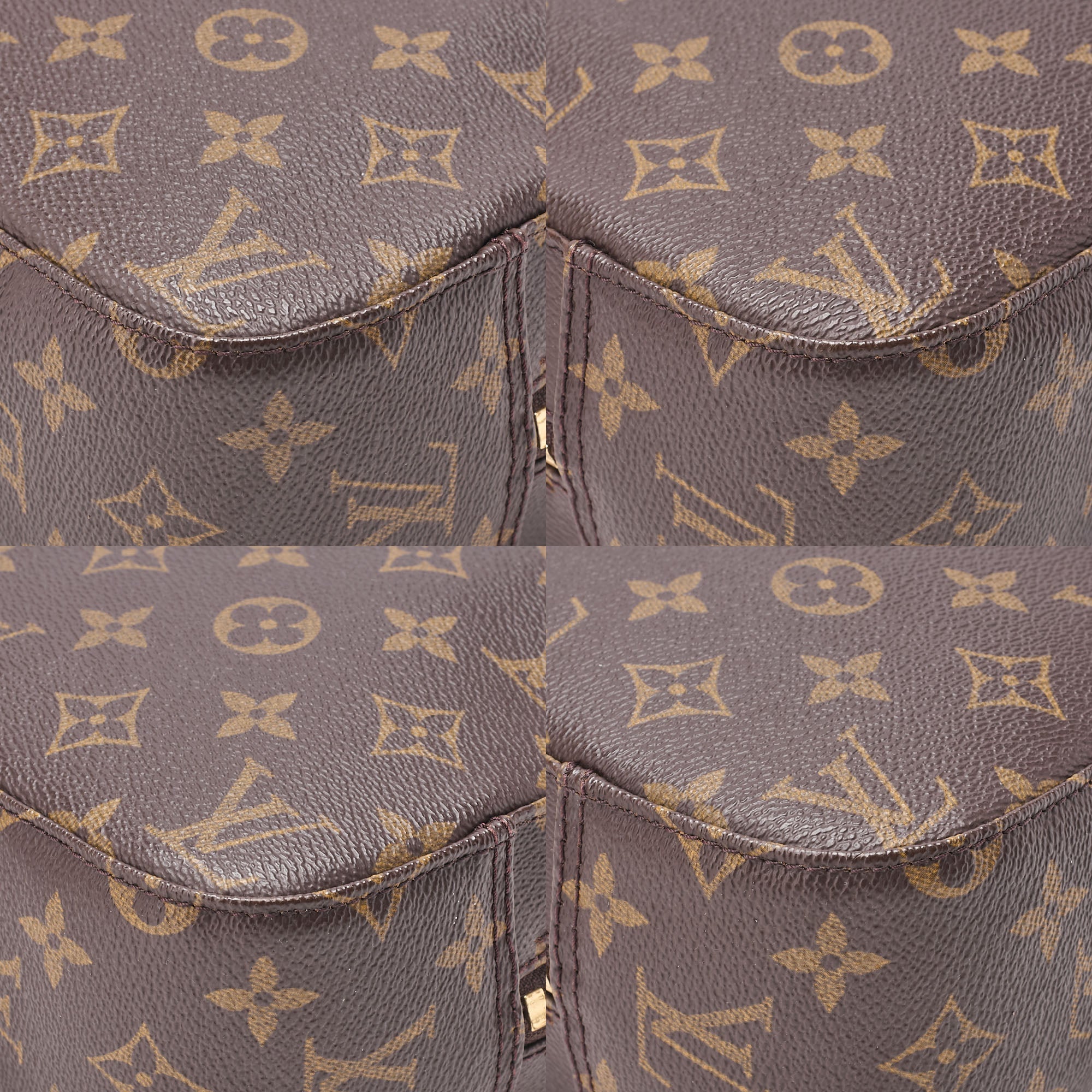 LOUIS VUITTON Louis Vuitton Monogram Spontini 2WAY Handbag M51242 Gold-Tone Hardware, Pre-Owned