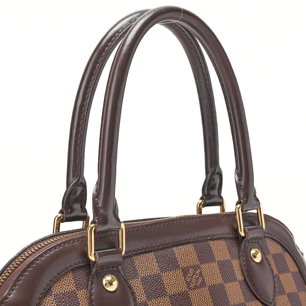 LOUIS VUITTON Louis Vuitton Damier Trevy PM Handbag N51997 Damier Ebene Brown Gold-Tone Hardware, Pre-Owned