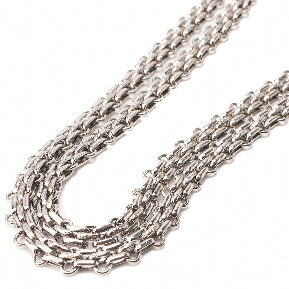 CHANEL Coco Mark 2.55 Chain Shoulder Caviar Skin Beige Silver-Tone Hardware, Pre-Owned