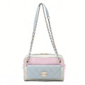 CHANEL Leather Coco Mark Chain Shoulder with Pouch Multicolor Gold-Tone Hardware, Pre-Owned