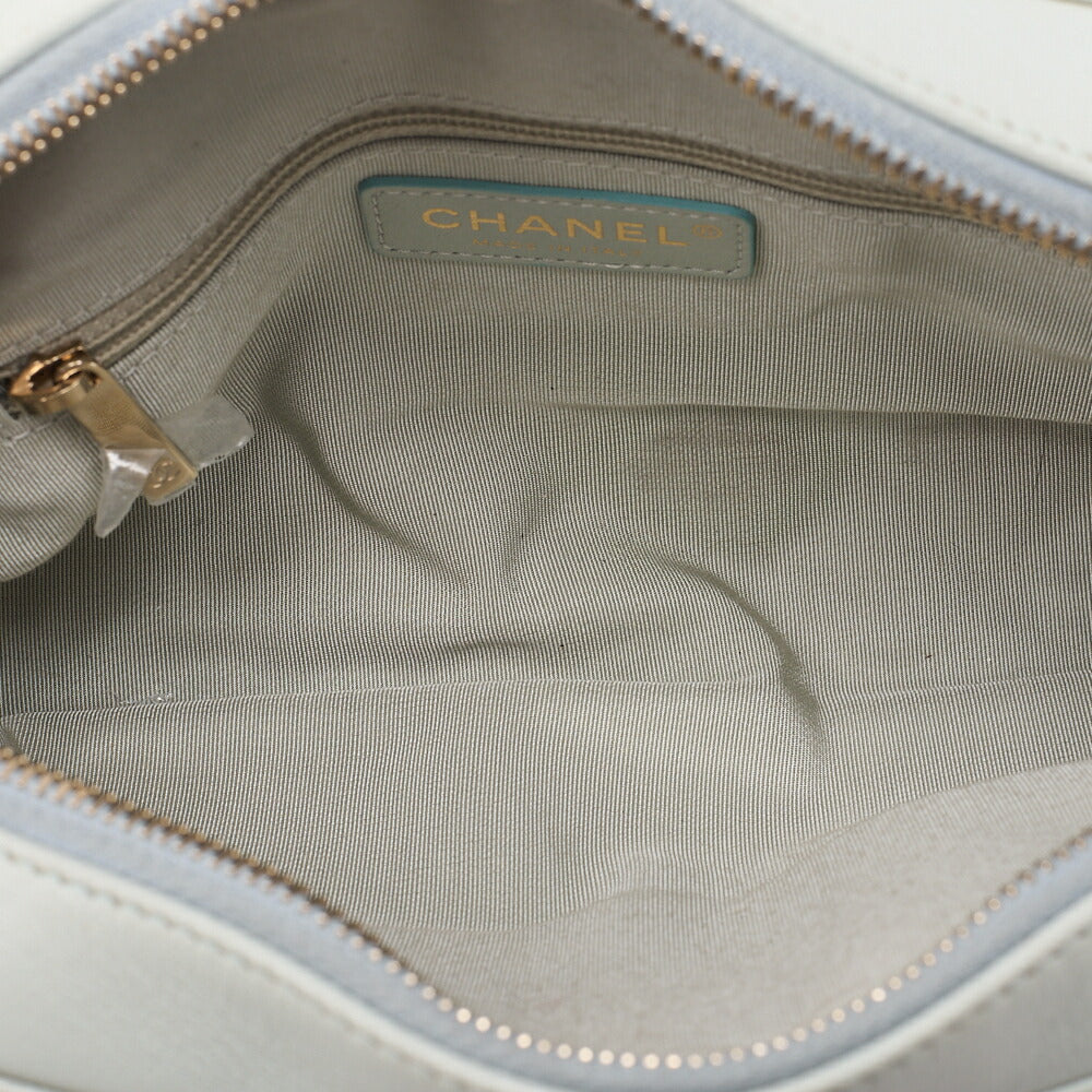 CHANEL Leather Coco Mark Chain Shoulder with Pouch Multicolor Gold-Tone Hardware, Pre-Owned