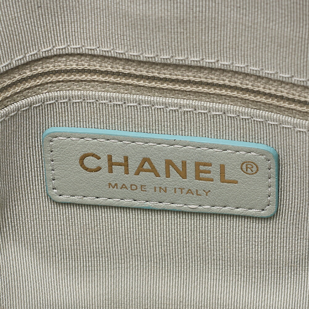 CHANEL Leather Coco Mark Chain Shoulder with Pouch Multicolor Gold-Tone Hardware, Pre-Owned