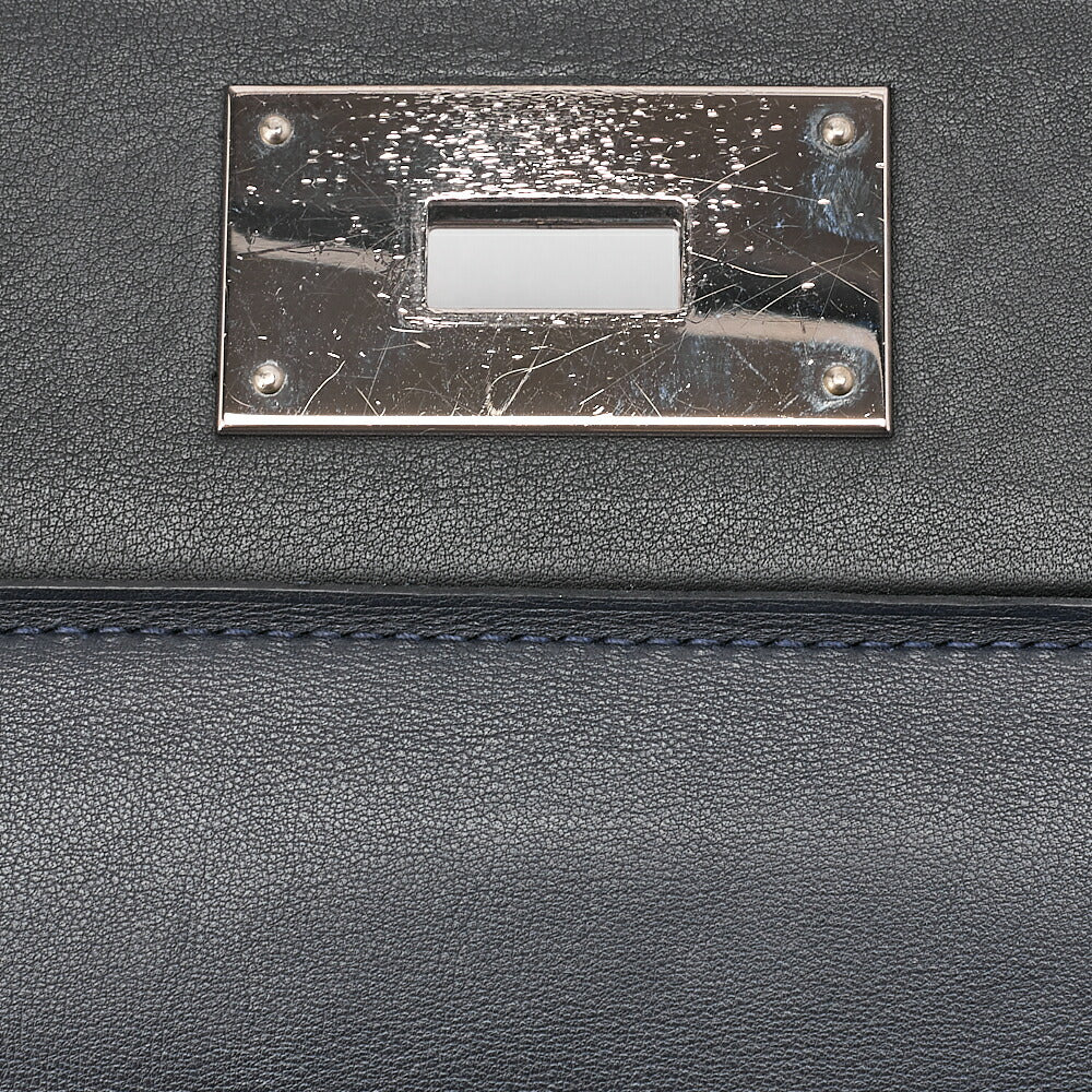Hermes Hermes Vanquatre 29 24/24 Togo 2-Way Shoulder Blue New Silver-Tone Hardware, Pre-Owned
