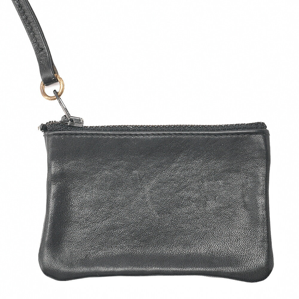 CHANEL Lambskin Matelasse Bicolole Drawstring Chain Shoulder Black Gold-Tone Hardware, Pre-Owned
