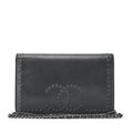 CHANEL Cocomark Chain Wallet Caviar Skin Gold-Tone Hardware, Pre-Owned
