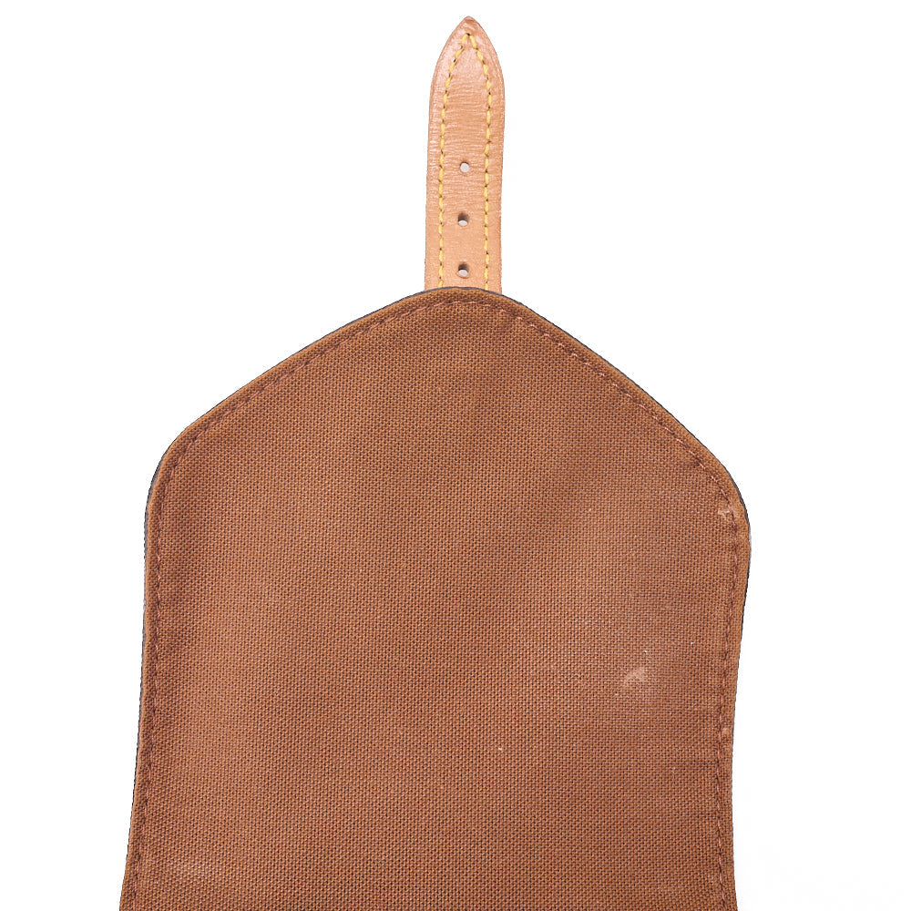 Louis Vuitton Shoulder Backpack Bag, Monogram, Canvas, Brown, Gold-Tone Hardware, Pre-Owned