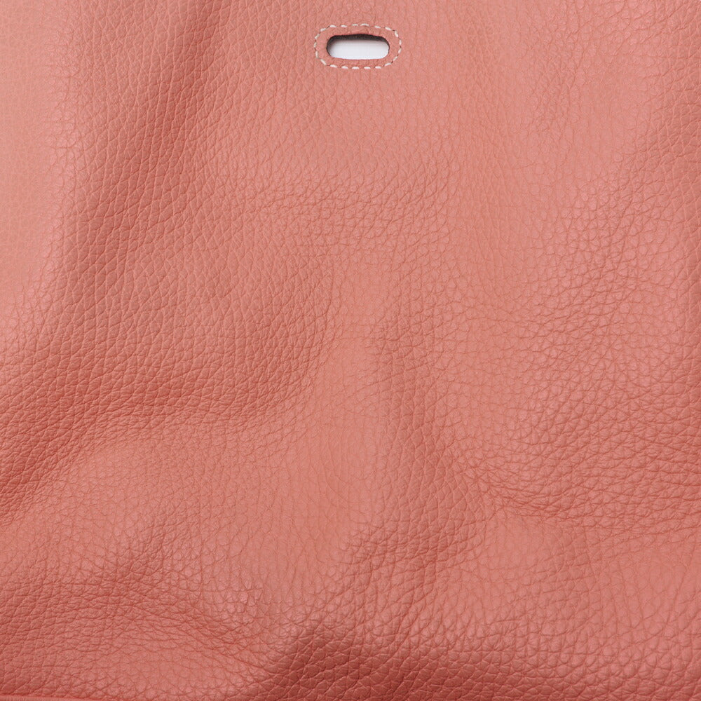HERMES Lindy 34 Shoulder Bag, Tryon Clemence, Crevette, Silver-Tone Hardware, Pre-Owned