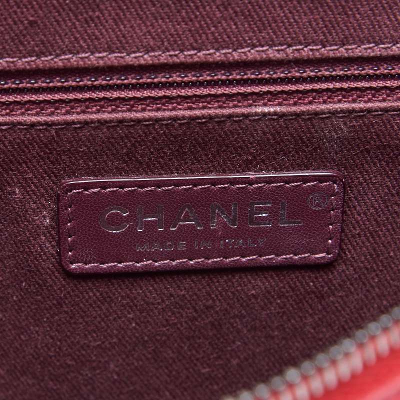 CHANEL Mini Shoulder Bag, Matelasse Turn Lock Chain Shoulder, Vintage Calf, Black, Silver-Tone Hardware, Pre-Owned