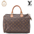 Louis Vuitton Monogram Speedy 30 Handbag M41526 Brown / Pre-owned