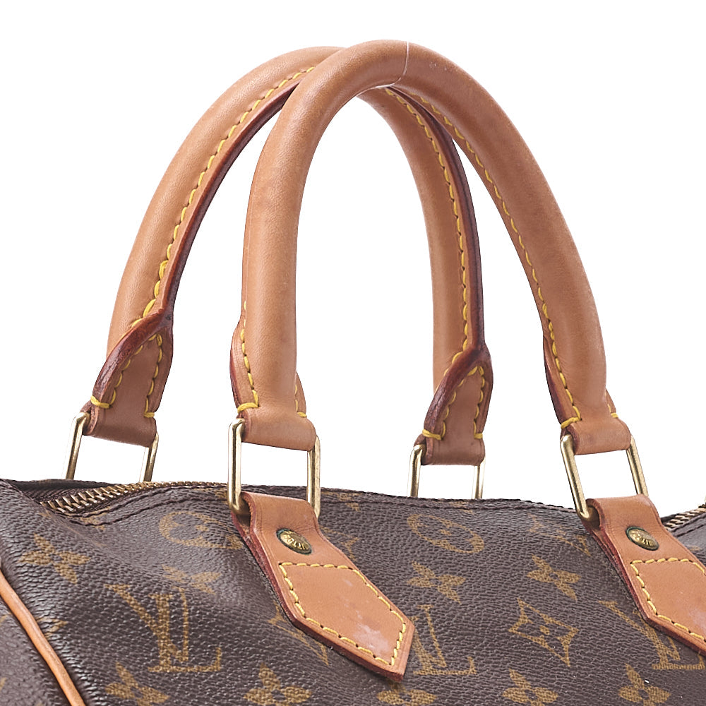 Louis Vuitton Monogram Speedy 30 Handbag M41526 Brown / Pre-owned