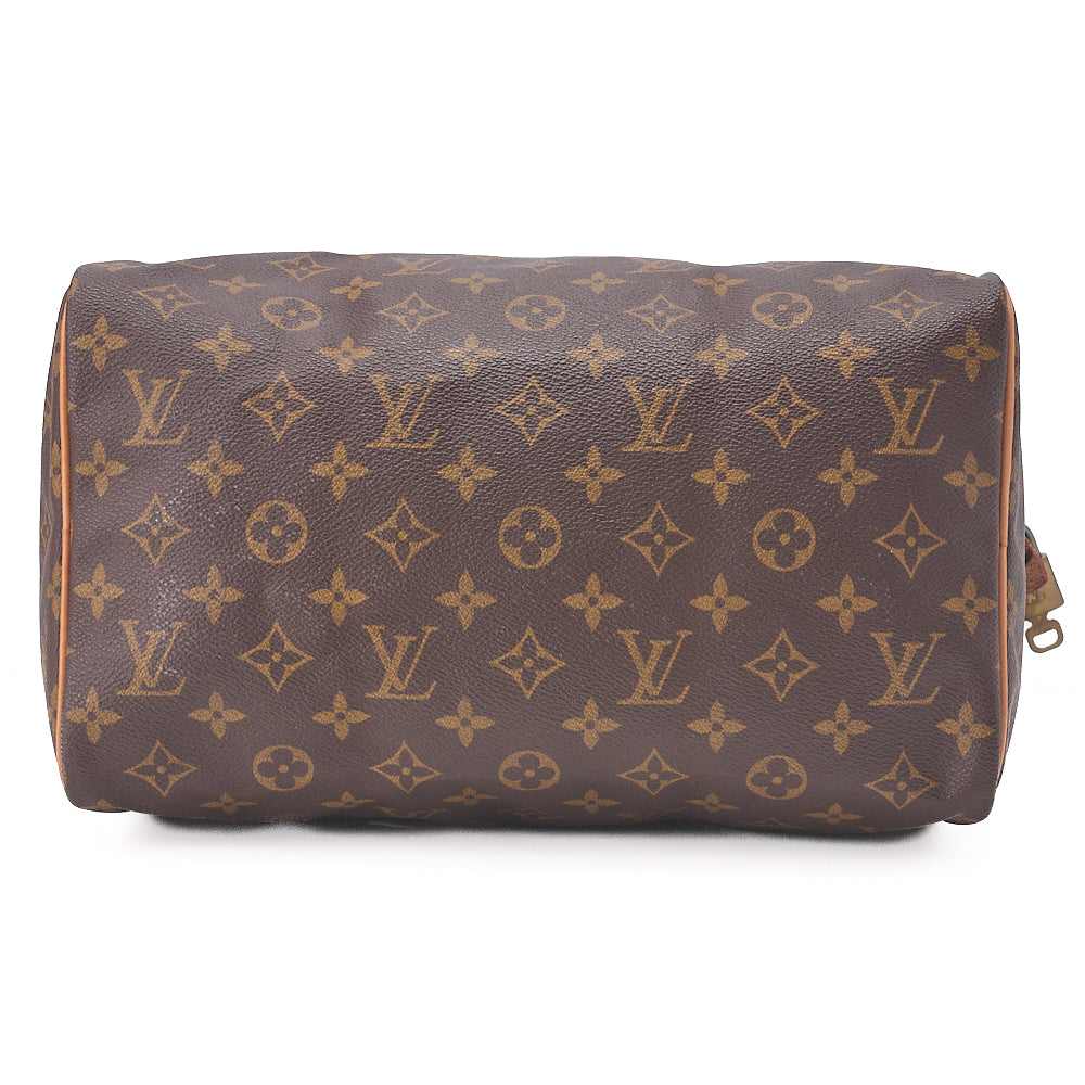 Louis Vuitton Monogram Speedy 30 Handbag M41526 Brown / Pre-owned