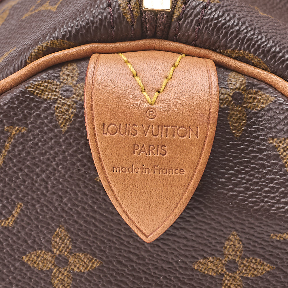 Louis Vuitton Monogram Speedy 30 Handbag M41526 Brown / Pre-owned