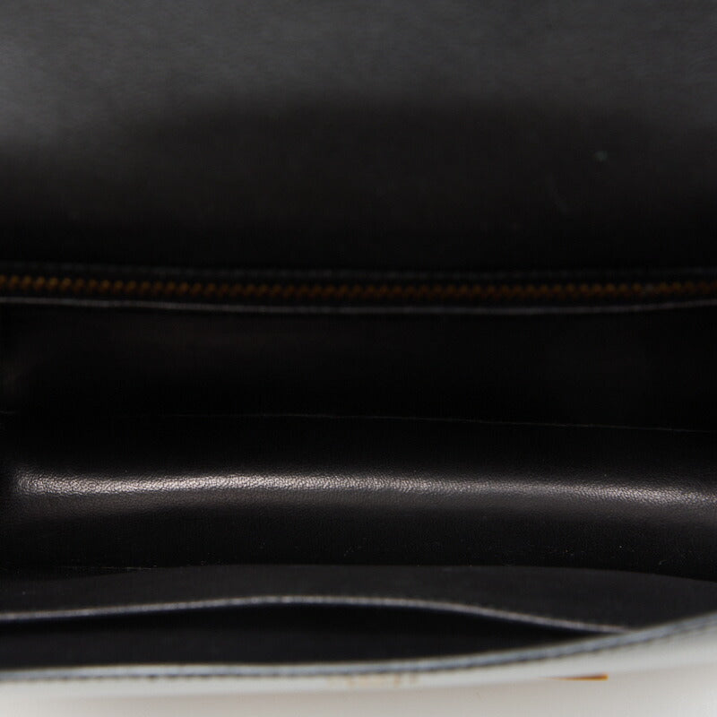 HERMES Constance 23 Shoulder Bag, Mini Shoulder Bag, Box Calf, Black, Gold-Tone Hardware, Pre-Owned
