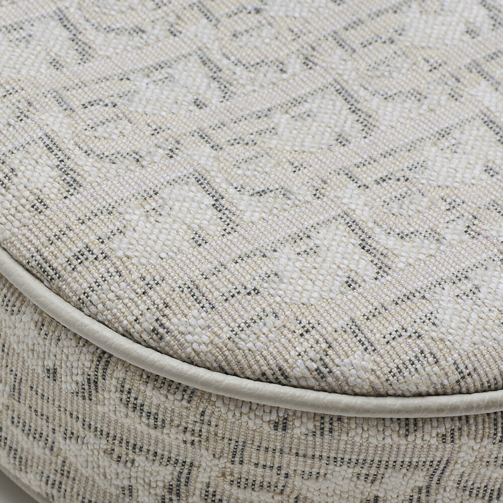 Dior Jacquard Trotter Saddle Bag Canvas White Silver-Tone Hardware, Pre-Owned