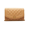 CHANEL Shoulder Bag Matelasse Diana Flap Chain Shoulder Caviar Skin Beige Gold-Tone Hardware Pre-Owned