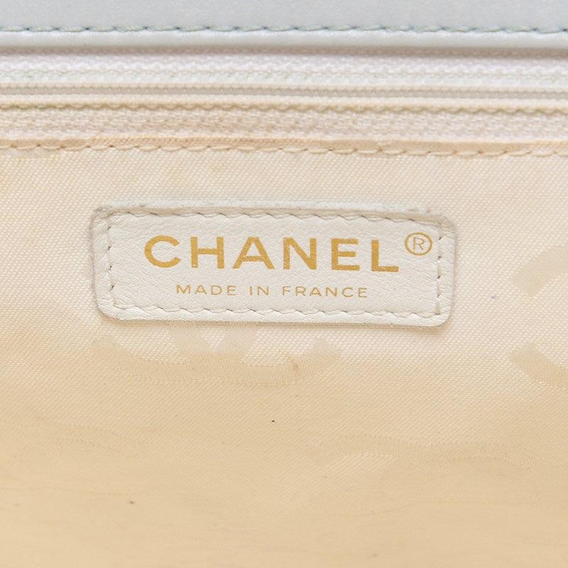 CHANEL Shoulder Bag Mini Matelasse Lambskin Light Blue Gold-Tone Hardware Pre-Owned